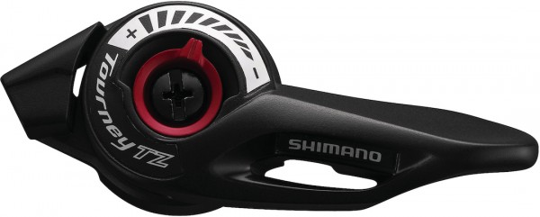 SHIMANO Drehgriffschalter Tourney SLTZ500 Schaltstufen: links 3-fach | Länge Innenzug: 2050 / 1800 m