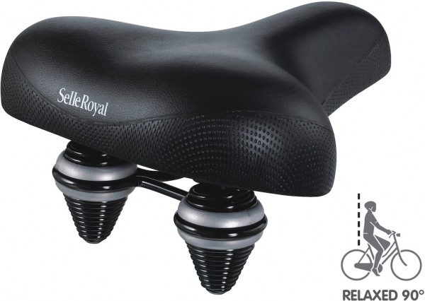 Selle Royal City Sattel Unisex | Relaxed | schwarz