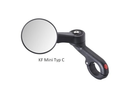 KRAMPE Lenkerspiegel KF Mini Typ C, klappbar schwarz