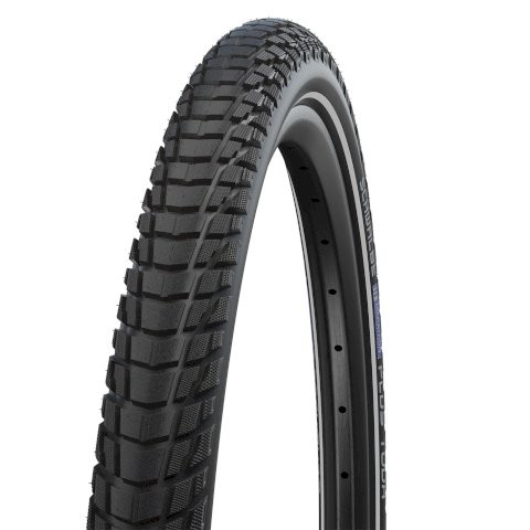 SCHWALBE Fahrradreifen Marathon Plus Tour HS 619 28 Zoll | ETRTO: 37-622 | Draht | schwarz Reflex |