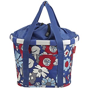 KLICKfix FAHRRADKORB BIKEBASKET FLORIST INDIGO