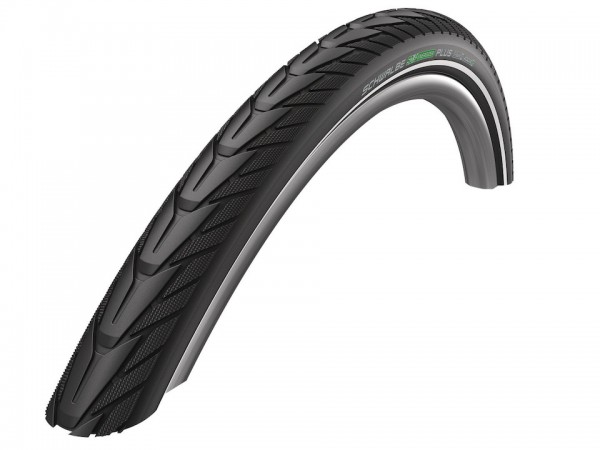 SCHWALBE Fahrradreifen Energizer Plus HS 492 28 Zoll | ETRTO: 40-622 | Draht | TwinSkin | schwarz Re