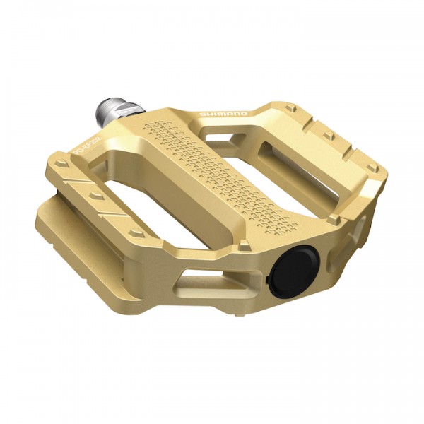 SHIMANO Plattformpedal PDEF202 gedichtetes Industrielager | gold | SB-Verpackung