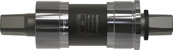 SHIMANO Innenlager BBUN300 Vierkant f.Kettenkasten Gehäusebreite: 68 mm | Achslänge: 127,5 mm