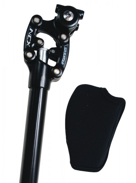 SUNTOUR Federsattelstütze SP12-NCX SP17-NCX | 350mm Länge | Durchmesser: 30,9 mm | Max. Belastung: 1