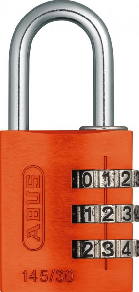 ABUS Fahrradschloss Zahlenschloss 145/30 orange Lock-Tag