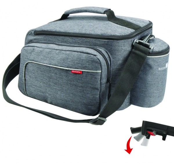 RIXEN & KAUL Gepäckträgertasche Rackpack Sport grau