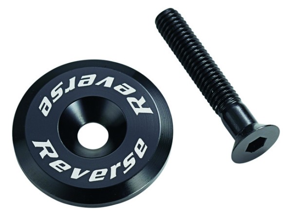 REVERSE Steuersatzkappe schwarz