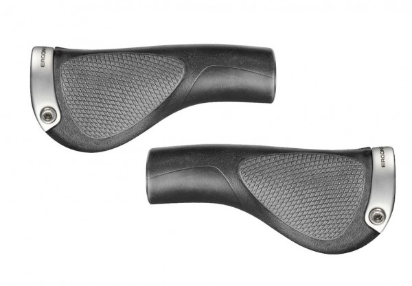 ERGPM|#Ergon Lenkergriff GP1-S Grösse: S | schwarz / grau | Rubber / Kunststoff | Ausführung: lang/l
