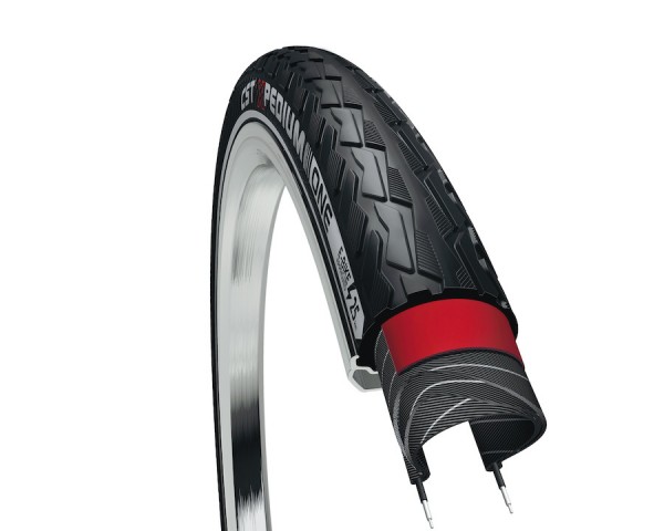 CST Fahrradreifen Xpedium One 28 Zoll | ETRTO: 40-622 | Draht | schwarz Reflex