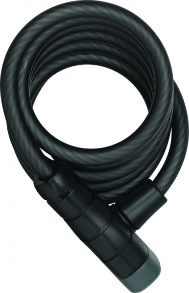 ABUS Spiralkabelschloss Primo 5510K schwarz | Länge: 1800 mm | Durchmesser: 10 mm