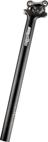 ERGOTEC Patentsattelstütze Alu Skalar schwarz-sandgestrahlt | Durchmesser: 30,9 mm | SB-Verpackung