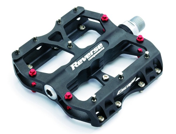 REVERSE Plattformpedal Escape Gewinde: 9/16 Zoll | gedichtetes Industrielager | schwarz | SB-Verpack