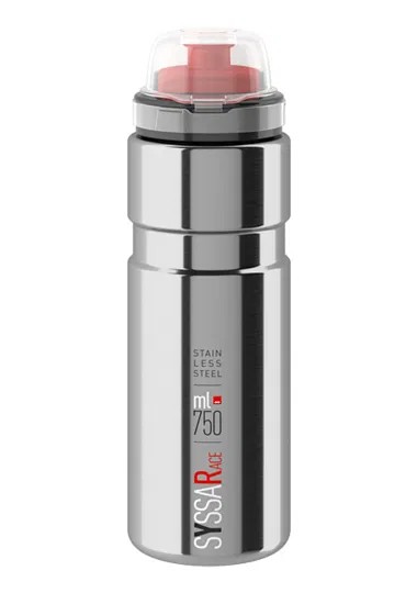 Elite Trinkflasche Syssa Race silber glänzend 0,75 L