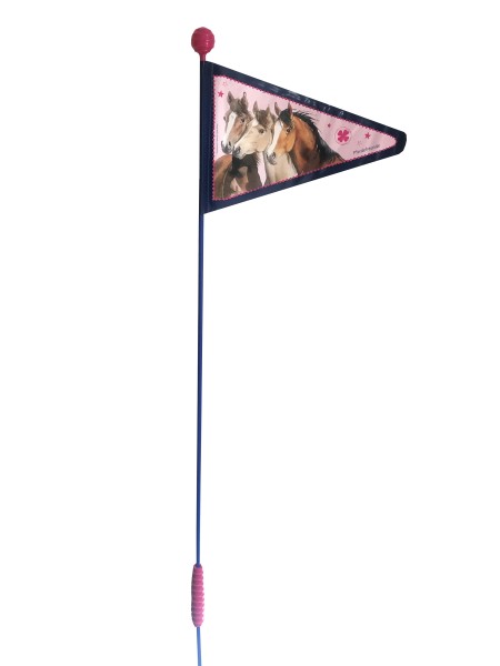 BIKE FASHION Sicherheitswimpel Pferdefreunde