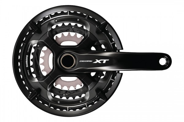 SHIMANO Kettenradgarnitur XT FCT8000 Hollow. II schwarz | 48 x 36 x 26 Zähne