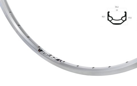 RYDE Hinterrad 28" ZAC 19 622 x 19 | Laufradgröße: 28 | Nabe: Shim FHQC300HMAZAPQR 8/9/10/11-fach sc