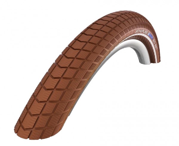 SCHWALBE Fahrradreifen Big Ben HS 439 28 Zoll | ETRTO: 50-622 | Draht | TwinSkin | braun reflex | F