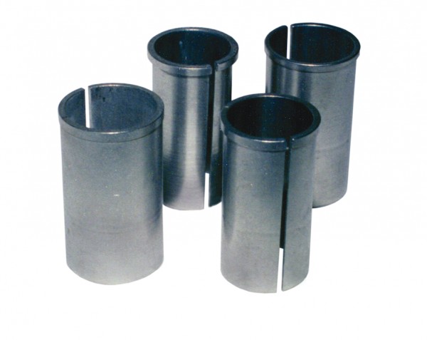 Kalibrierbuchse für 27,2 mm Sattelstütze Durchmesser: 31,6 mm | silber | Hülse: 4,4 mm