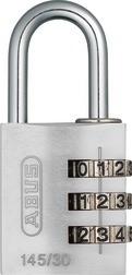 ABUS Zahlenschloss 145/30 silber B/DFNLI