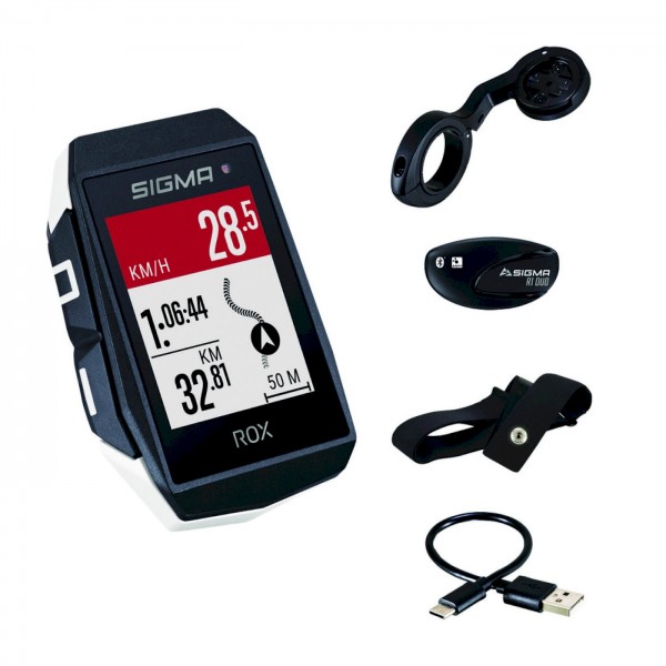 SIGMA GPS Radcomputer ROX 11.1 EVO HR set weiß