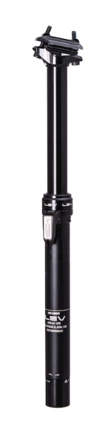 KIND SHOCK Sattelstütze LEV Remote schwarz | Durchmesser: 31,6 mm | Länge: 385 mm | Max. Belastung: