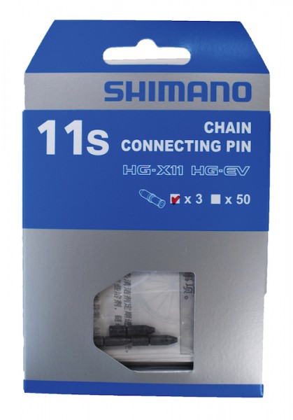SHIMANO Kettennietstift für HG Ketten Kompatibilität: 11-Fach | SB-Verpackung | matt-silber | Passen