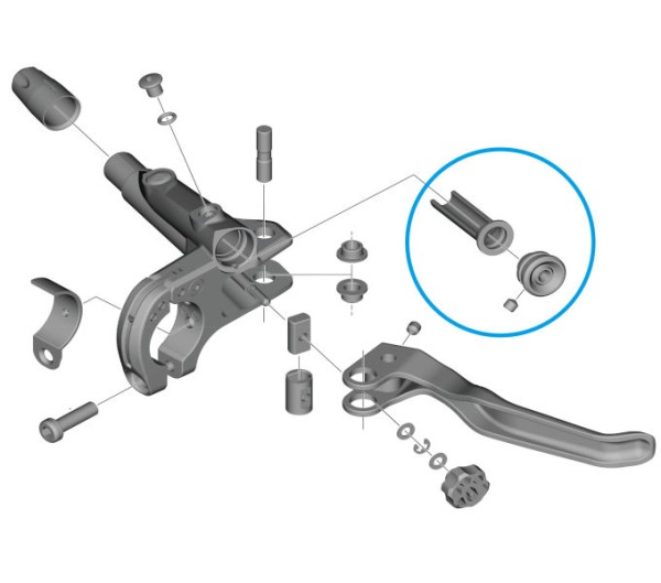SHIMANO FAHRRADBREMSEN-MEMBRANEINHEIT BL-T8100