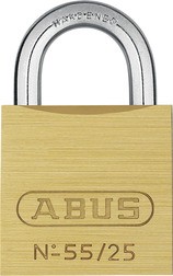 ABUS Vorhangschloss Messing 55/25 vs.