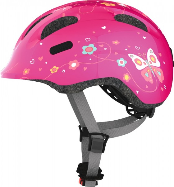 ABUS Fahrradhelm Smiley 2.0 pink butterfly S Kopfumfang [cm] 45-50