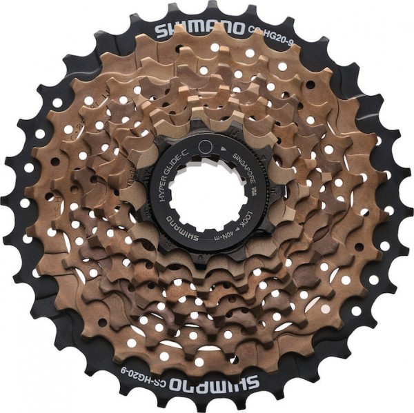 SHIMANO Kassette 9-fach CSHG201 11-34 Zähne | 9-fach | SB-Verpackung