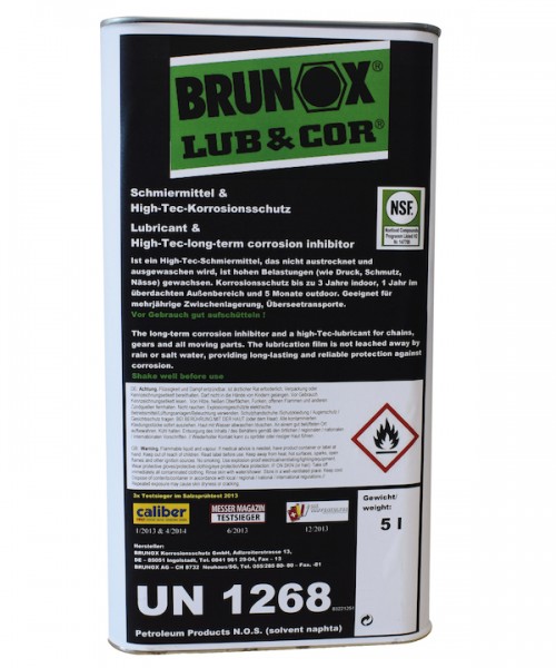 BRUNOX Korrosionsschutz Lub & Cor Inhalt: 5000 ml