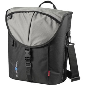 KLICKfix FAHRRADTASCHE CITA VARIO SCHWARZ/SILBER