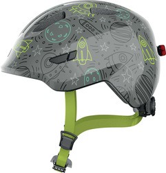 ABUS Fahrradhelm Smiley 3.0 LED grey space shiny S