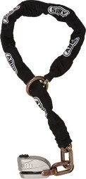ABUS Kettenschloss GRANIT Detecto XPlus 8008/12KS120 Black Loop