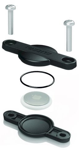 KLICKFIX Diebstahlschutz Halterung Find me AirTag Maße: 8,2 x 3,8 x 1,2 cm | schwarz