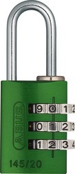 ABUS Zahlenschloss 145/20 grün Lock-Tag