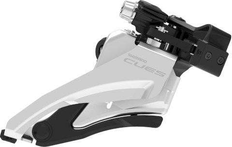 SHIMANO Umwerfer Cues FDU4000M Side Swing | Ausführung: 64-69 Grad | 9/10-fach