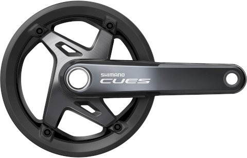 SHIMANO Kettenradgarnitur Cues FCU80001 2-PIECE schwarz