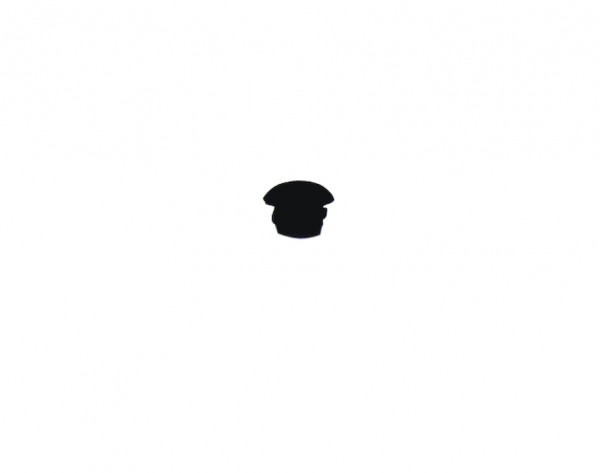 Abdeckkappe Gummi schwarz | Durchmesser: 5 mm | für Innensechskantschrauben
