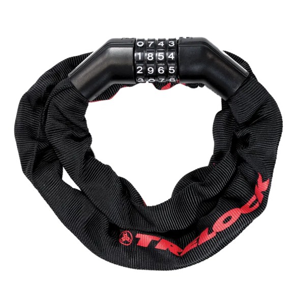 TRELOCK Kettenschloss BC 360 Code schwarz | Länge: 1100 mm | Durchmesser: 6 mm