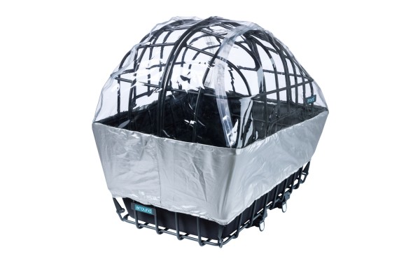 AROUND Regenschutzhaube für Luna XL silber | Größe: XL