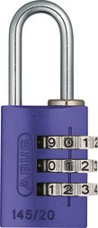 ABUS Zahlenschloss 145/20 lila B/DFNLI