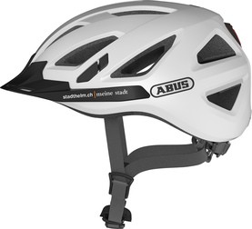 ABUS Fahrrad Helm URBAN-I 3.0 StadtFahrrad Helm WH M lose ohne Schirm