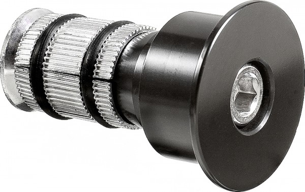 ERGOTEC Lenkeradapter für Rückspiegel schwarz matt | Durchmesser: 16,8 - 19,8 mm | für Innendurchmes