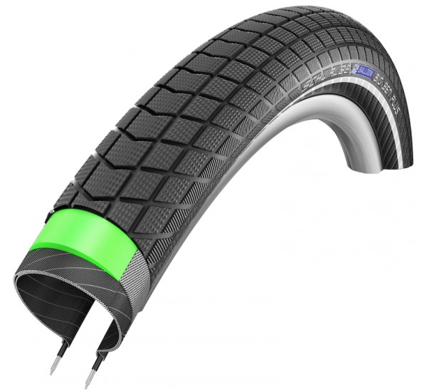 SCHWALBE Fahrradreifen Big Ben Plus HS 439 26 Zoll | ETRTO: 55-559 | Draht | SnakeSkin | schwarz Ref