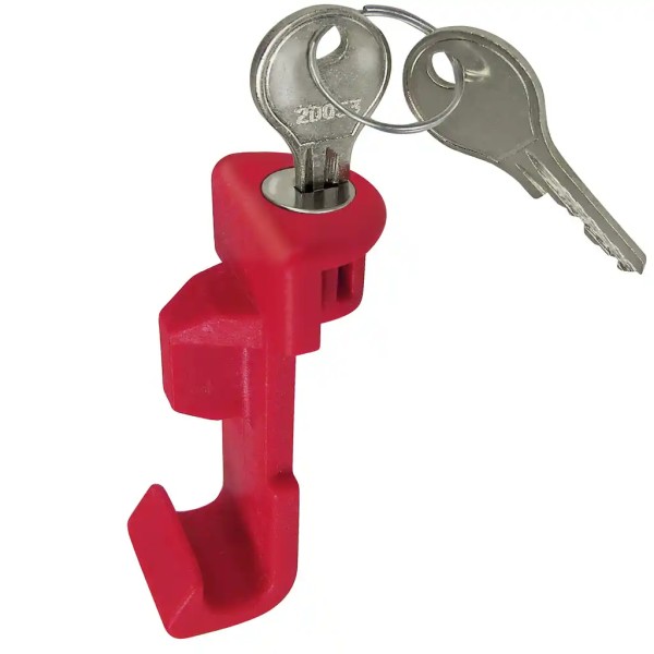 KLICKfix Lenker Adapter Taste mit Schloss schwarz