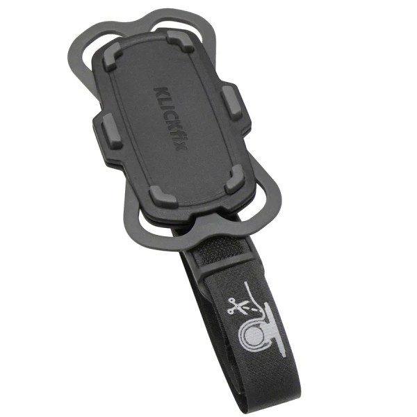 KLICKfix Smartphonehalter Loop mit Klettverschluss schwarz 6cm x 3.8cm x 11cm