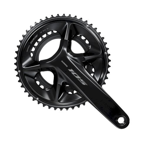 SHIMANO Kettenradgarnitur 105 FCR7100 Hollow. II schwarz | 50 x 34 Zähne