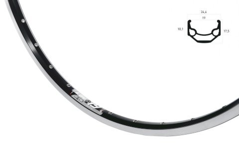 RYDE Hinterrad 26" ZAC 19 559 x 19 | Laufradgröße: 26 | Nabe: Shim FHQC400HMAZAPQR 8/9/10/11-fach sc